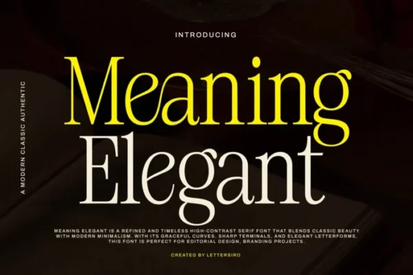 Meaning Elegant