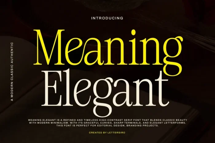 Meaning Elegant